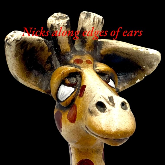 1992 Beasties Of The Kingdom “Geraldine Giraffe” Sculpture Signed by John Raya - Picture 14 of 15